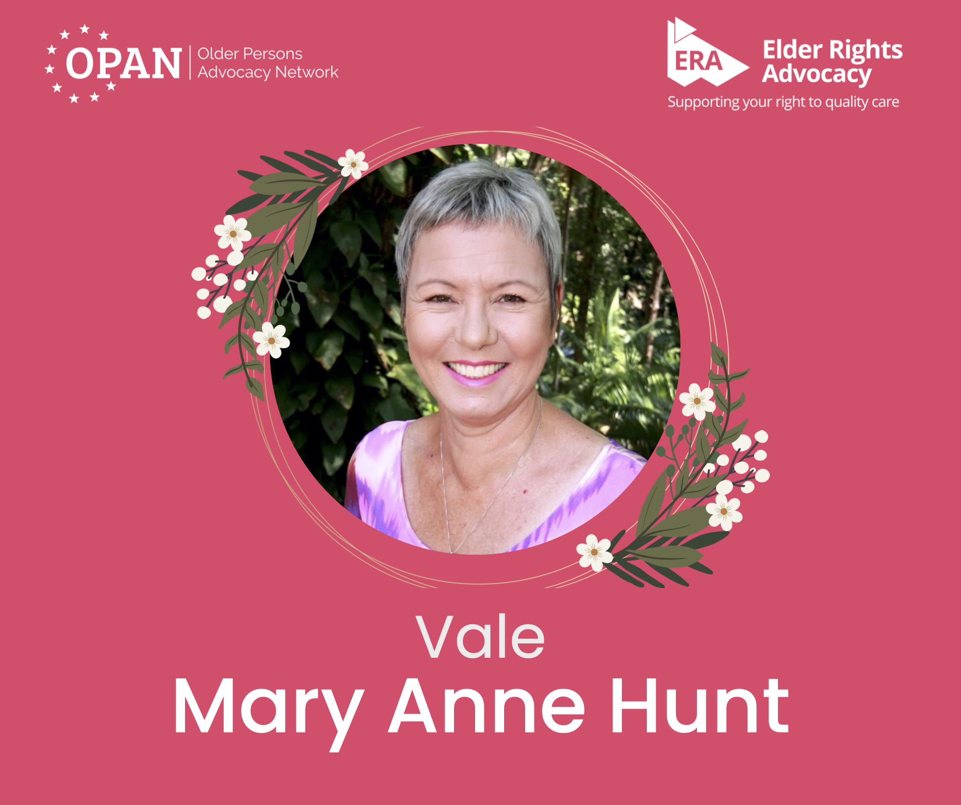Vale Mary Anne Hunt