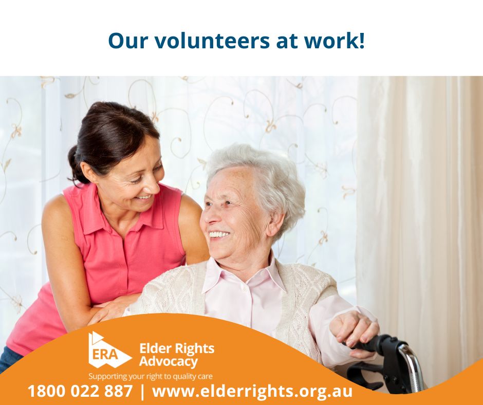 Older person and carer/volunteer